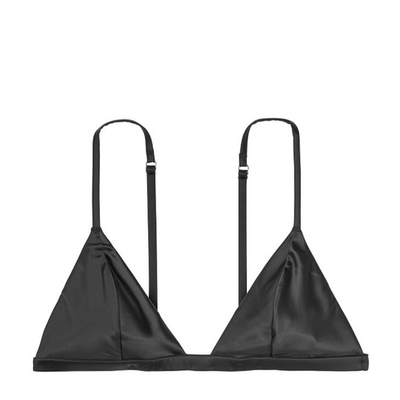 Satin Triangle Bralette - Picture 4 of 4